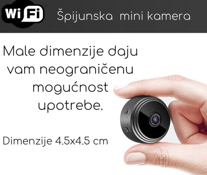 Mini Spijunska Kamera Wifi