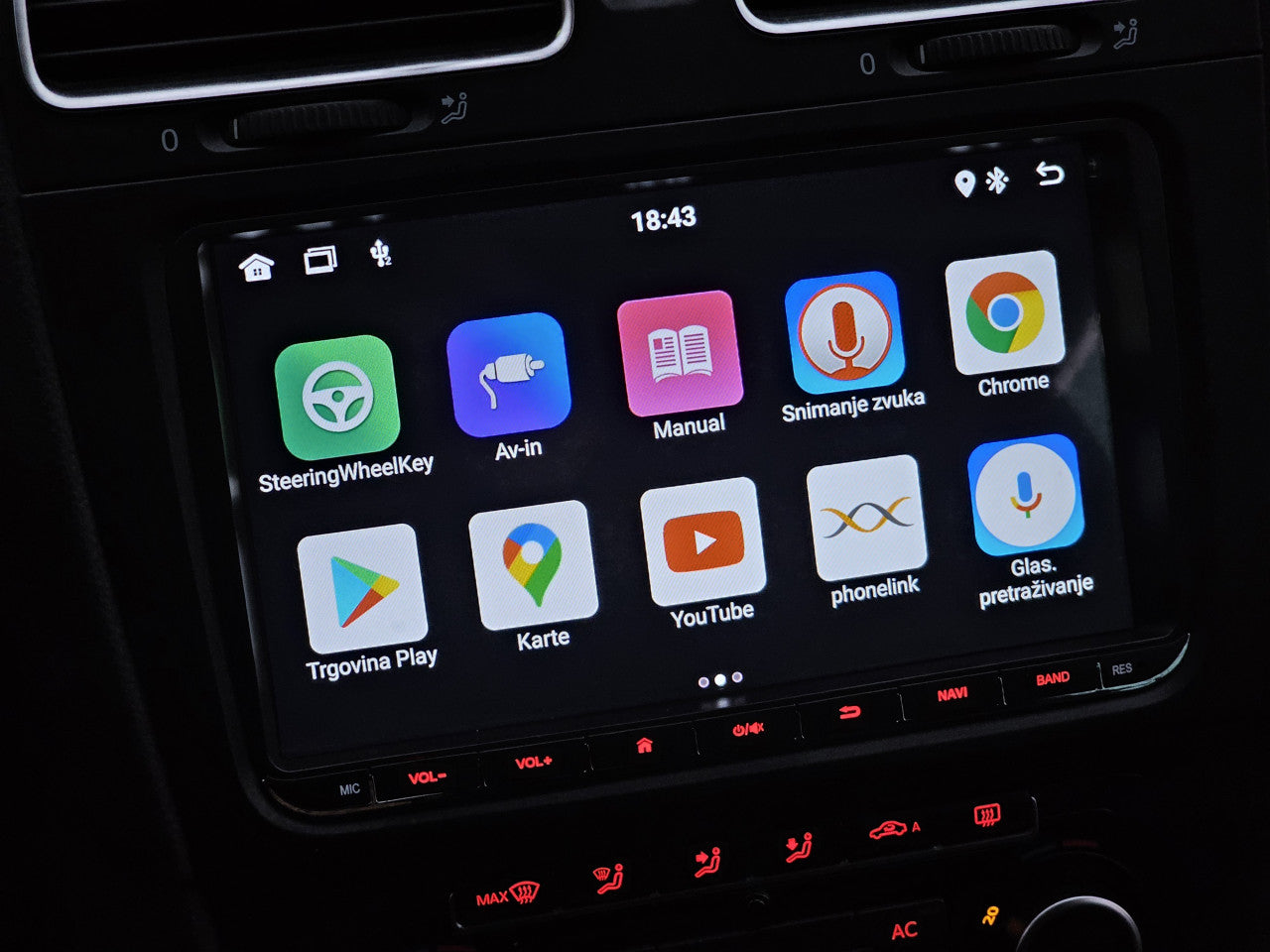 Auto Radio Multimedija Multimedija Passat Golf 5 6 7 Pasat Android