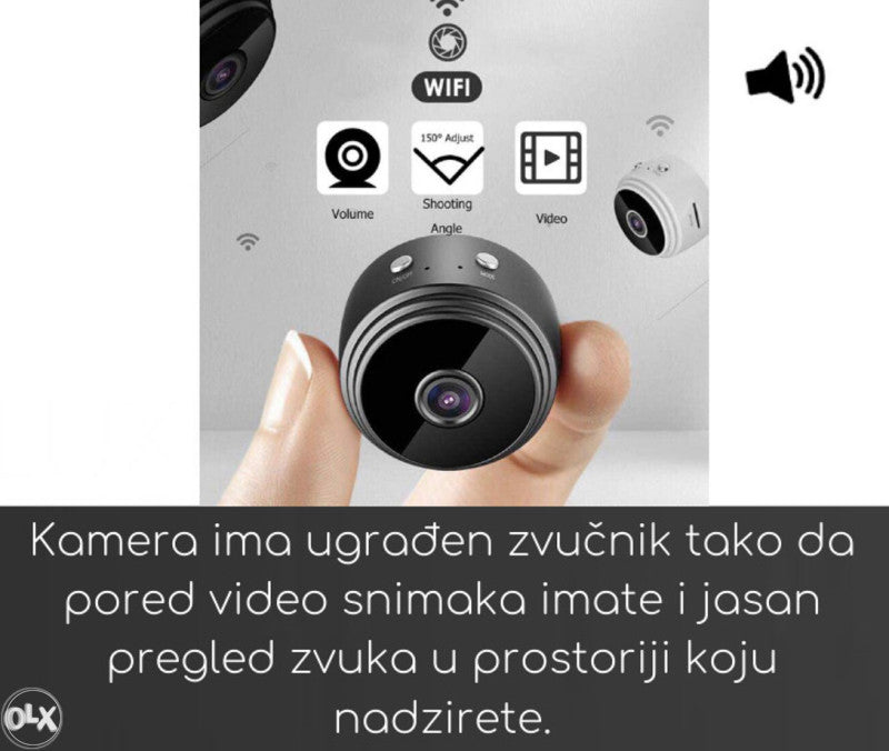 Mini Spijunska Kamera Wifi