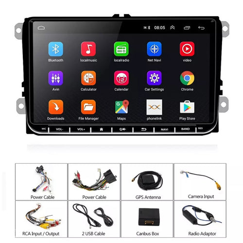 Auto Radio Multimedija Multimedija Passat Golf 5 6 7 Pasat Android 4
