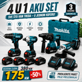 AKU MAKITA SET 4 U 1 BUSILICA BRUSILICA ODVIJAC HILTI