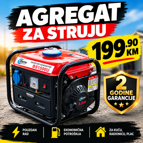 Agregat Za Struju Austria SMITH 1,5 KW 2