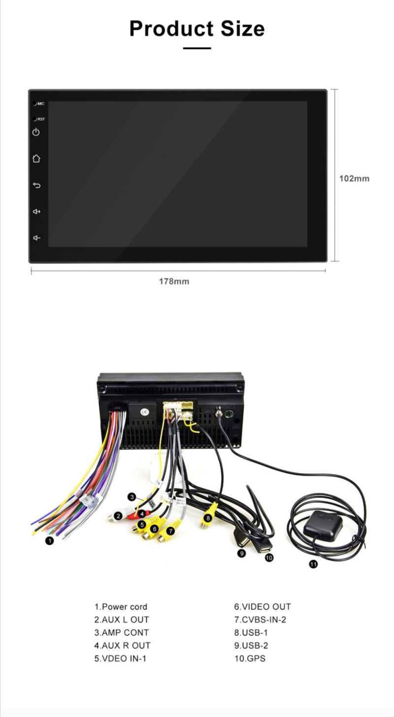 Auto radio ANDROID Multimedija Golf 4 5 Passat Opel Multimedia