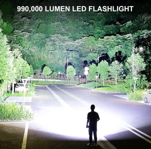 Baterijska lampa 9000 lumena 4