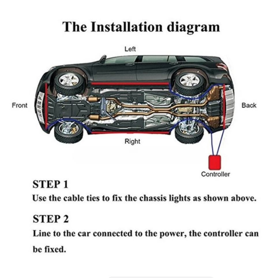 Auto Led Traka Trake Ispod Nogu
