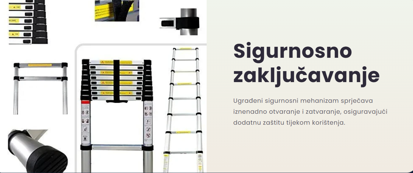 Teleskopske Ljestve 3,8M