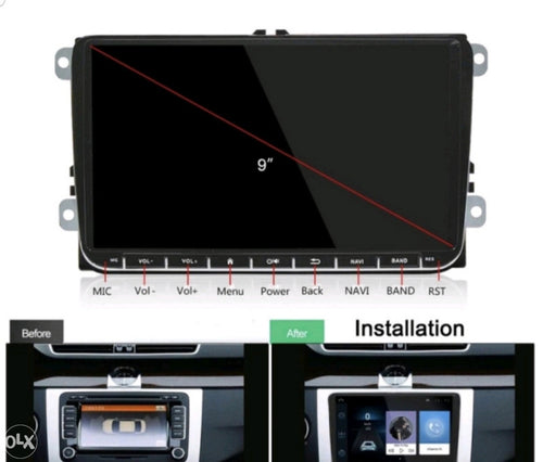 Auto Radio Multimedija Multimedija Passat Golf 5 6 7 Pasat Android 2