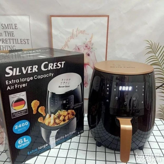 Digitalna Friteza Bez Ulja Slivers Criest XXL 6L 2400W