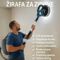 Žirafa za Brušenje Zidova 5